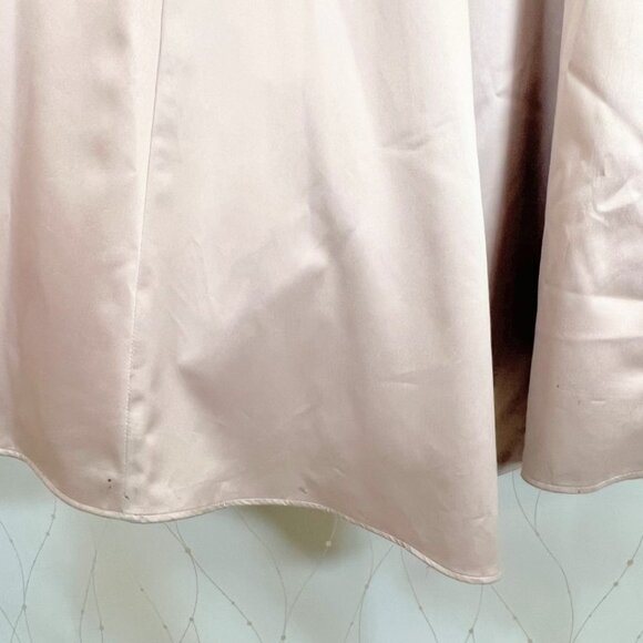 La Femme Beige Crop Top Long Mermaid Evening Gown $438 - Picture 8 of 8